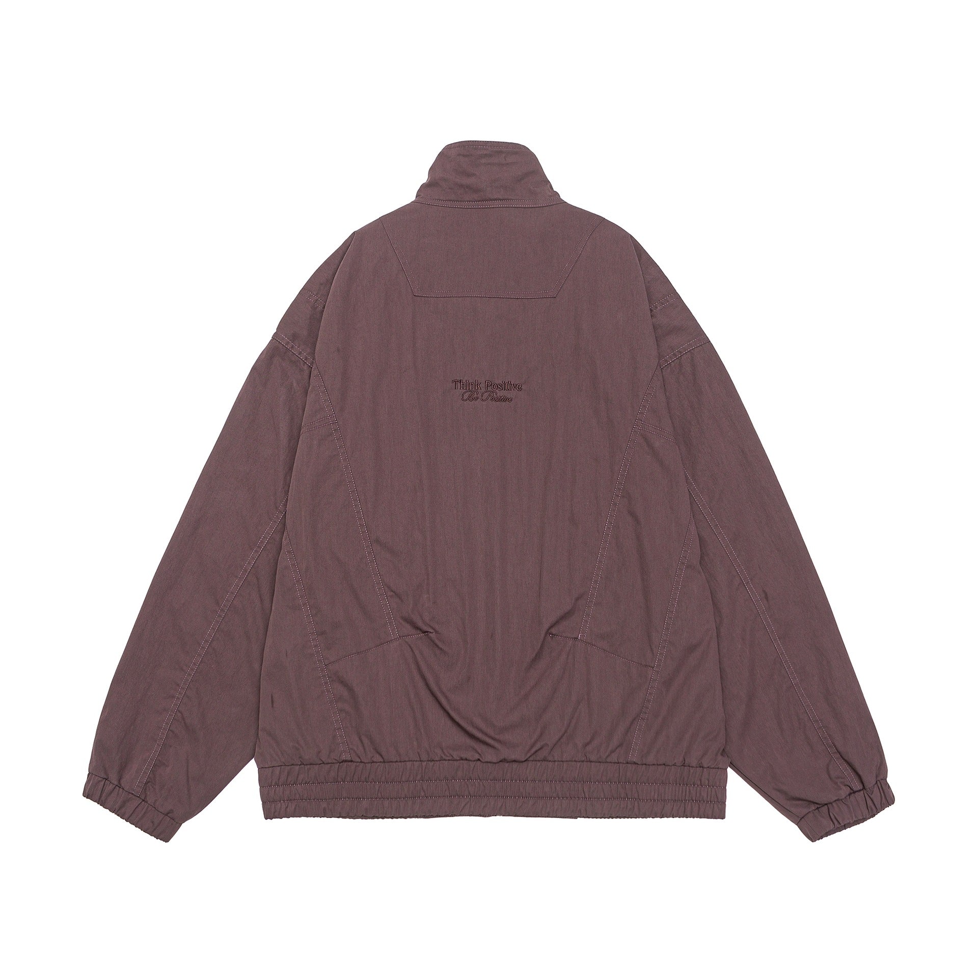 Unisex Lightweight Boxy Blouson with Funnel Collar and Utility Pockets Chichicherry