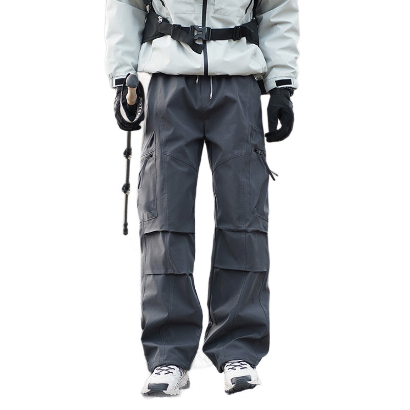 Men's Robust Water-Repellent Trekking Pants with Cargo Pockets Chichicherry