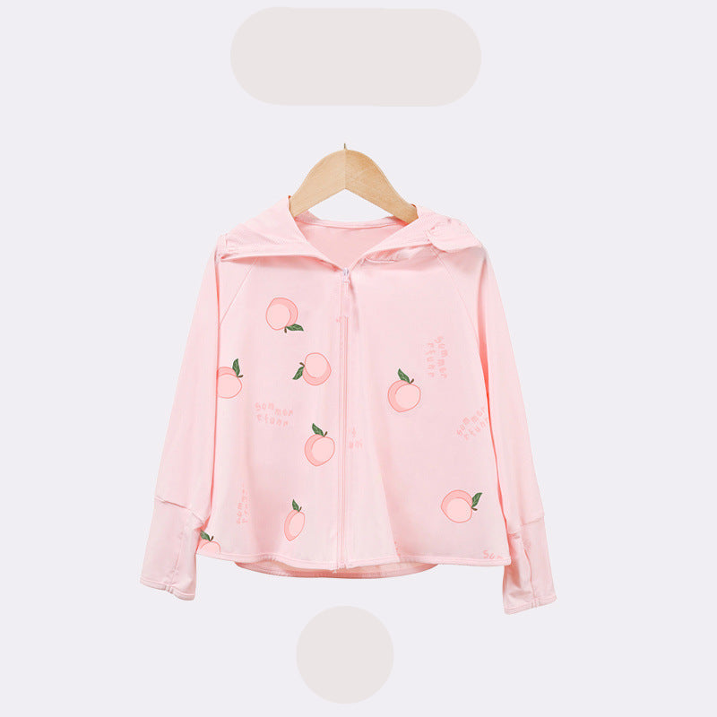 Children's UV protection jacket with hood and lightweight breathable properties Chichicherry
