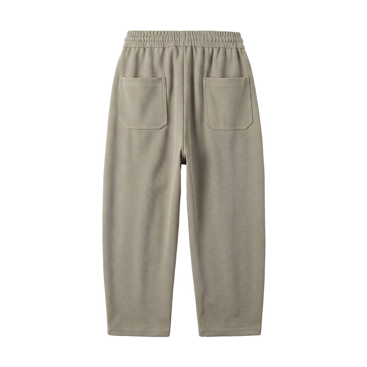 Women's Relaxed-Cropped Jogpants with drawstring, side pleats and pockets