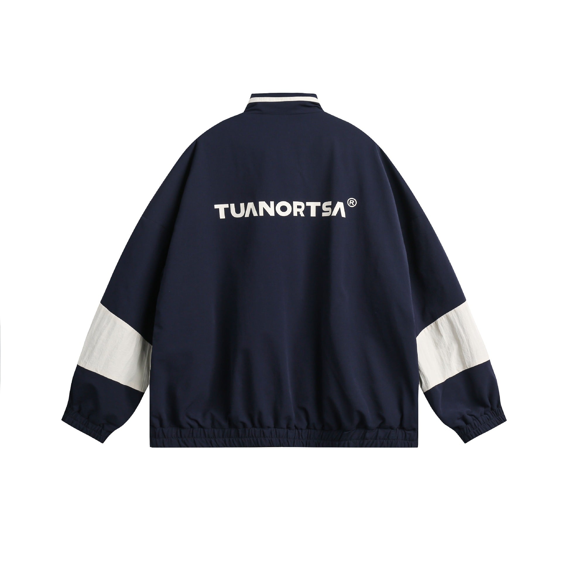 Unisex Boxy-Colorblock-Training Jacket with high stand-up collar Chichicherry