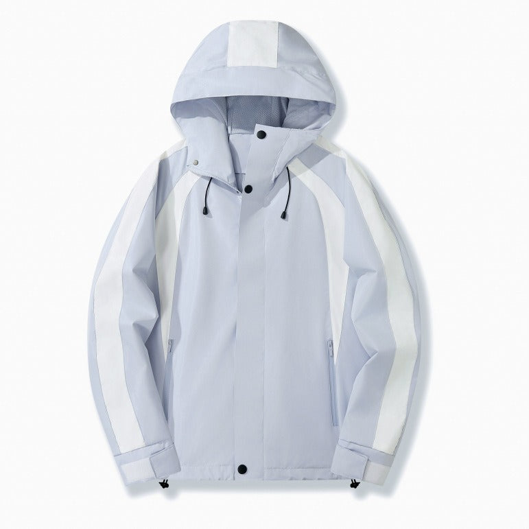 Women's Urban Hooded Anorak with Contrasting Panels, Mesh Lining & Adjustable Hem Chichicherry