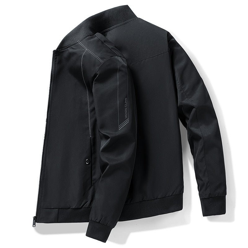 Men's minimalist tech bomber with wind and water-repellent shell Chichicherry