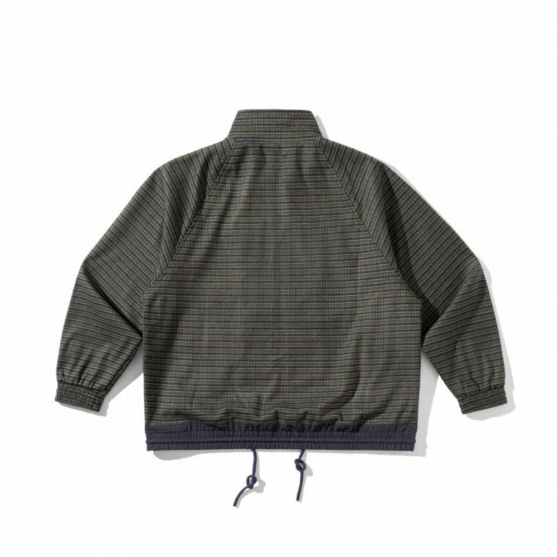 Unisex Lightly padded oversized training jacket with zipper, chest pocket and drawstring hem Chichicherry
