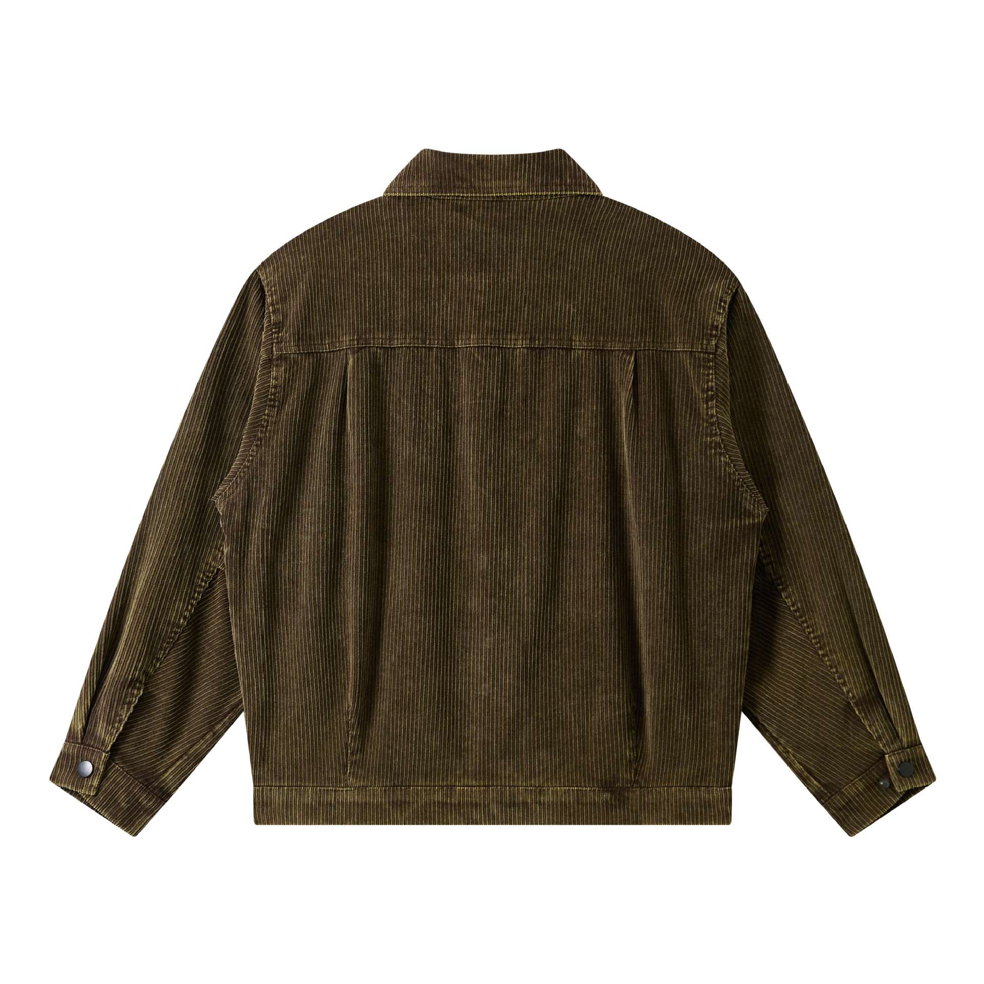 Men's cord workwear blouson with flap pockets and boxy fit Chichicherry