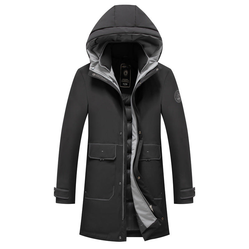 Men's water-repellent parka with detachable padded inner jacket Chichicherry