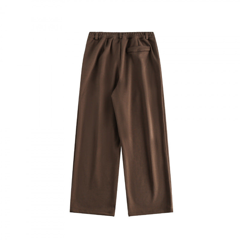 Ladies Wide High-Waist Pants with Pleats and Wide Leg Chichicherry