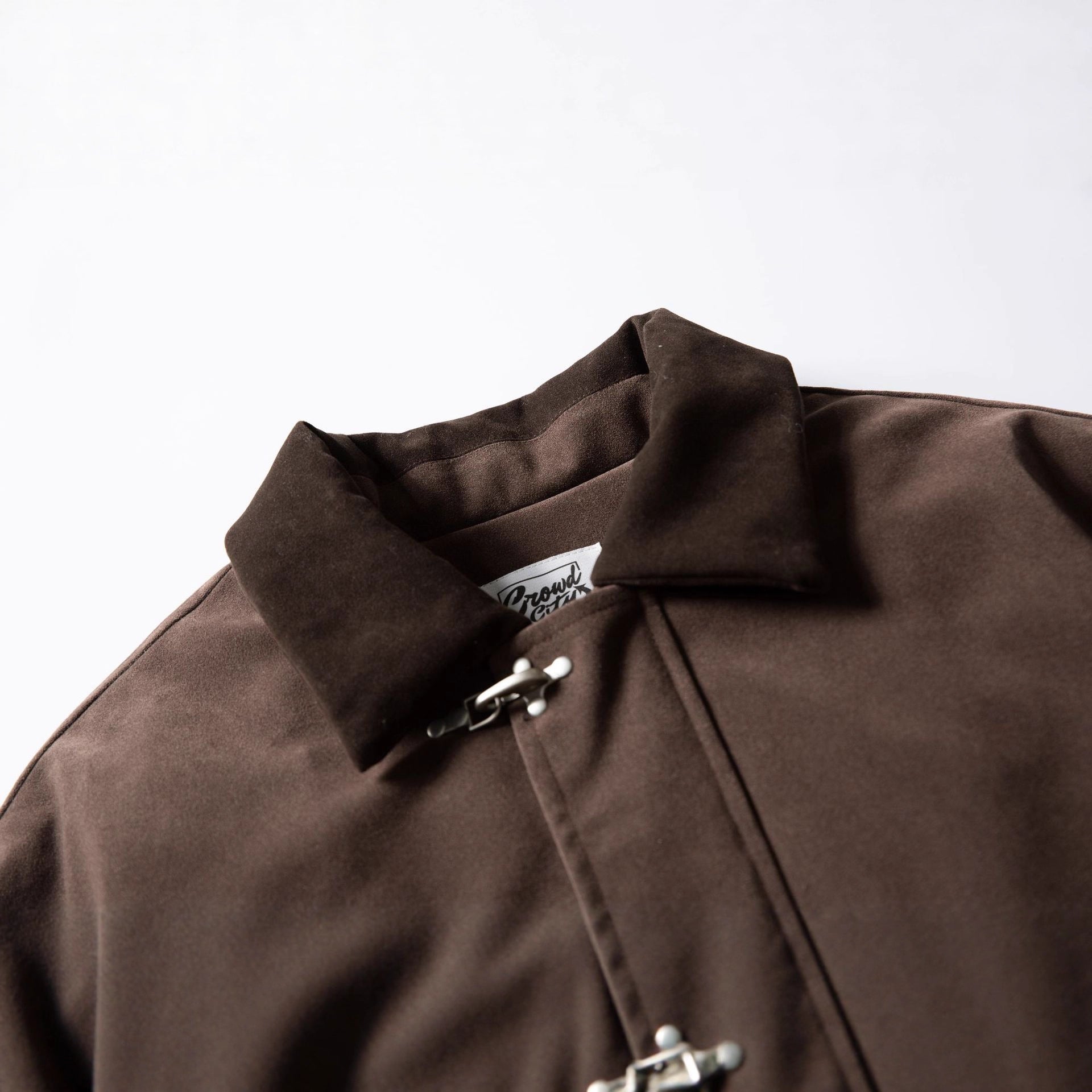 Men's short blazer made of canvas with toggle fastenings and elastic hem Chichicherry