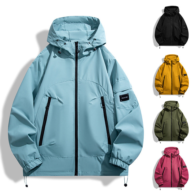 Men's Modern All-Weather Hoodie with Wind and Water-Repellent Membrane Chichicherry