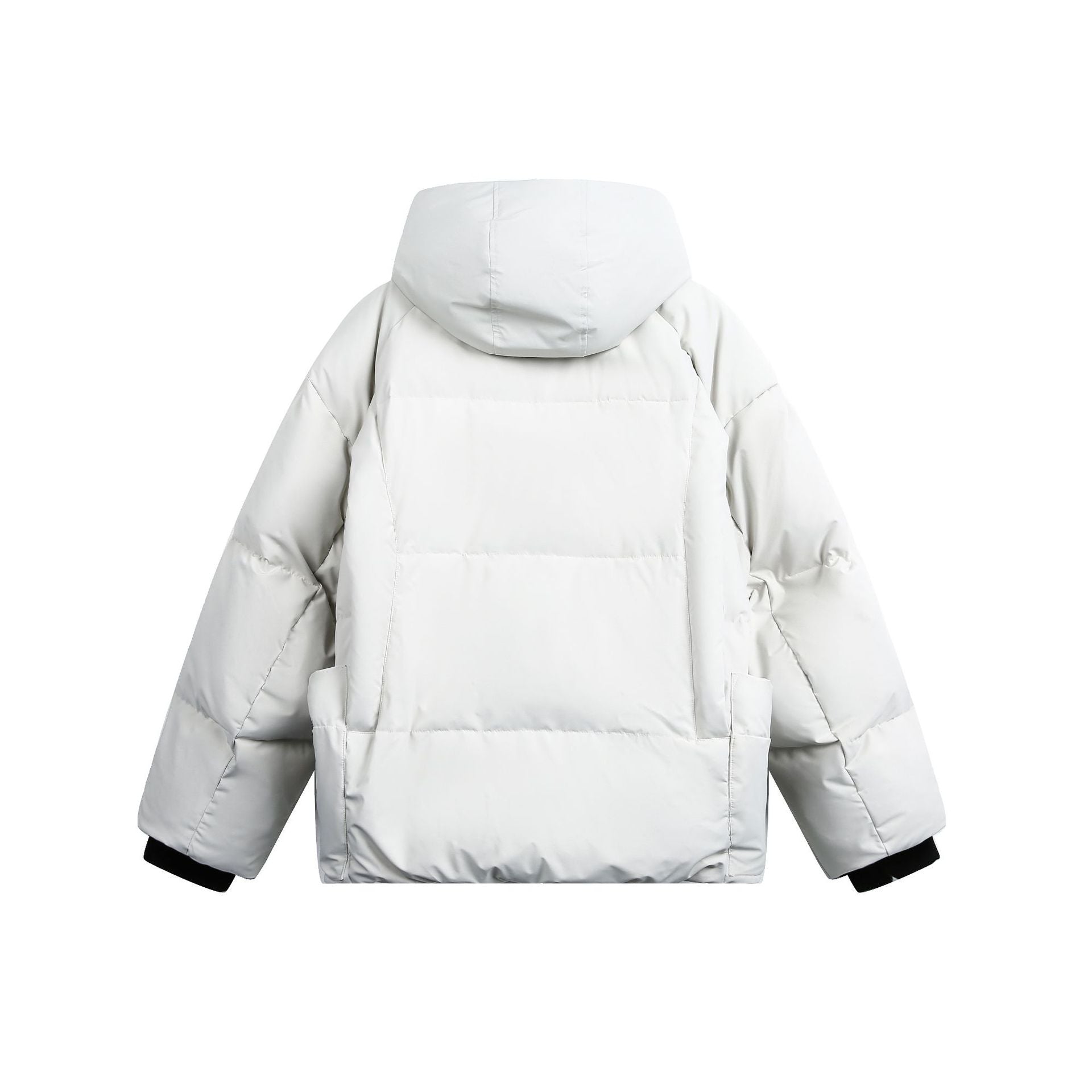 Ladies wide-cut padded parka with high collar, hood, and cargo pockets Chichicherry