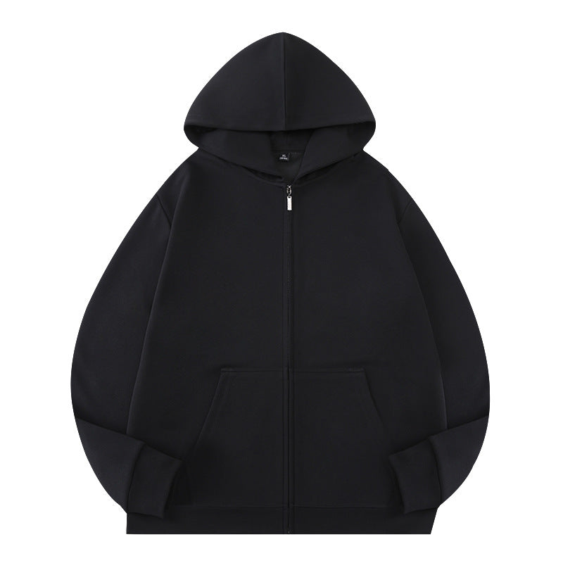 Unisex Oversize Hooded Zip Jacket made of French Terry with concealed seam construction Chichicherry