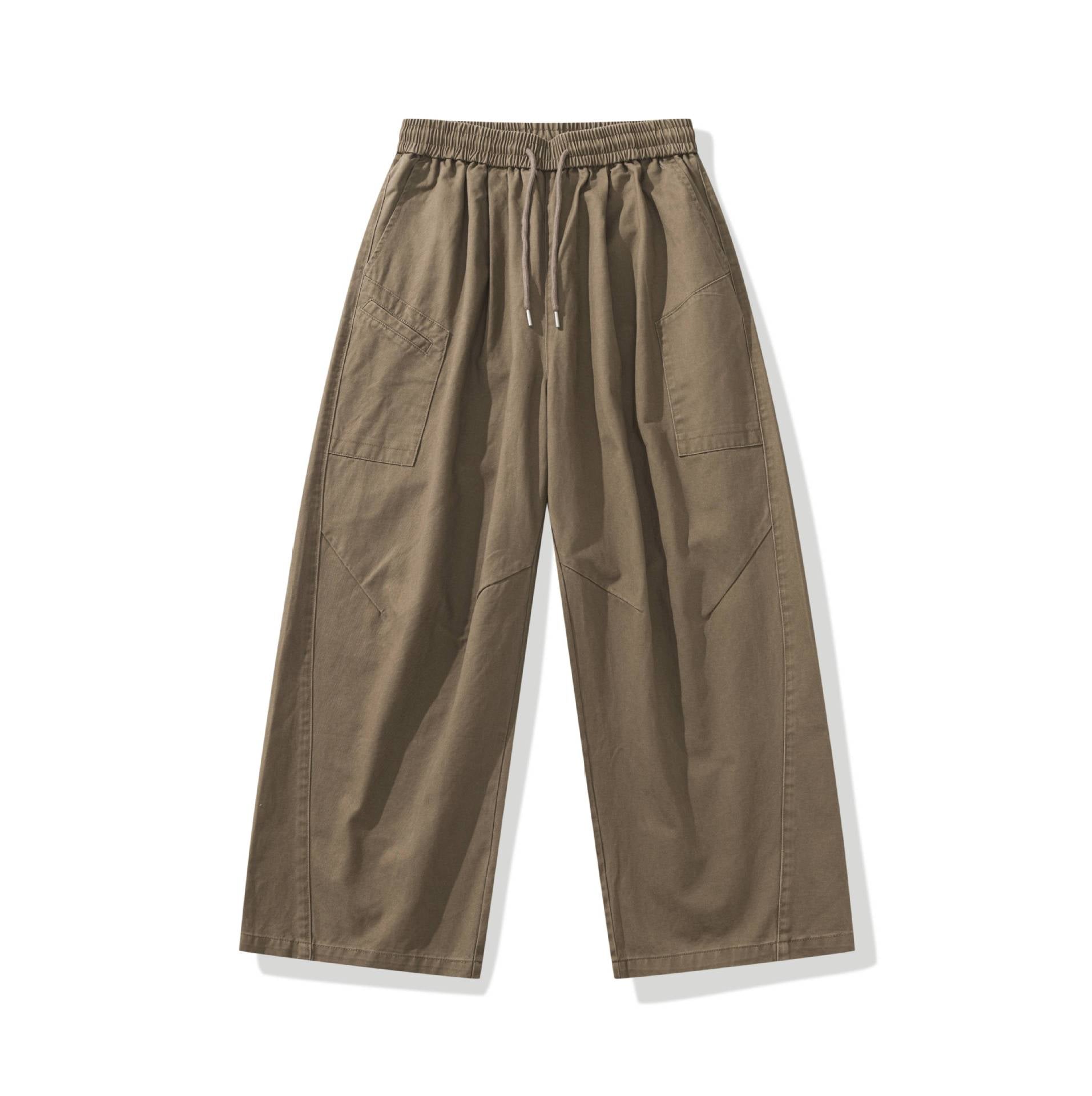 Women's loose Cargo pants with elastic waistband and drawstring Chichicherry