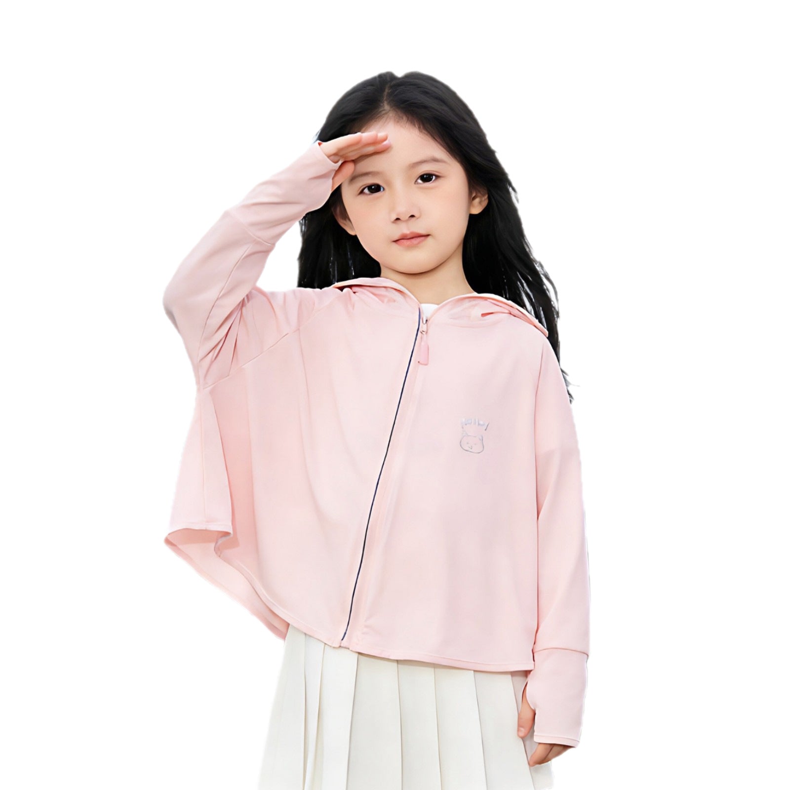 Children's sun jacket with hood and UV protection Chichicherry