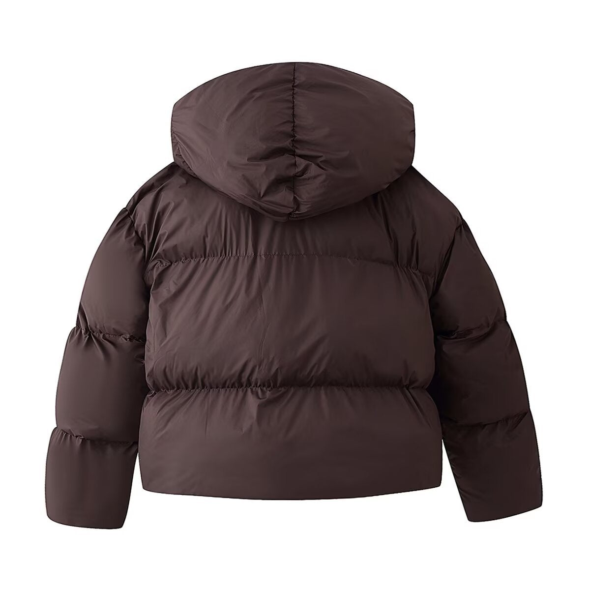 Ladies Short-Cut Padded Jacket with Voluminous Shawl Collar and Padding Chichicherry