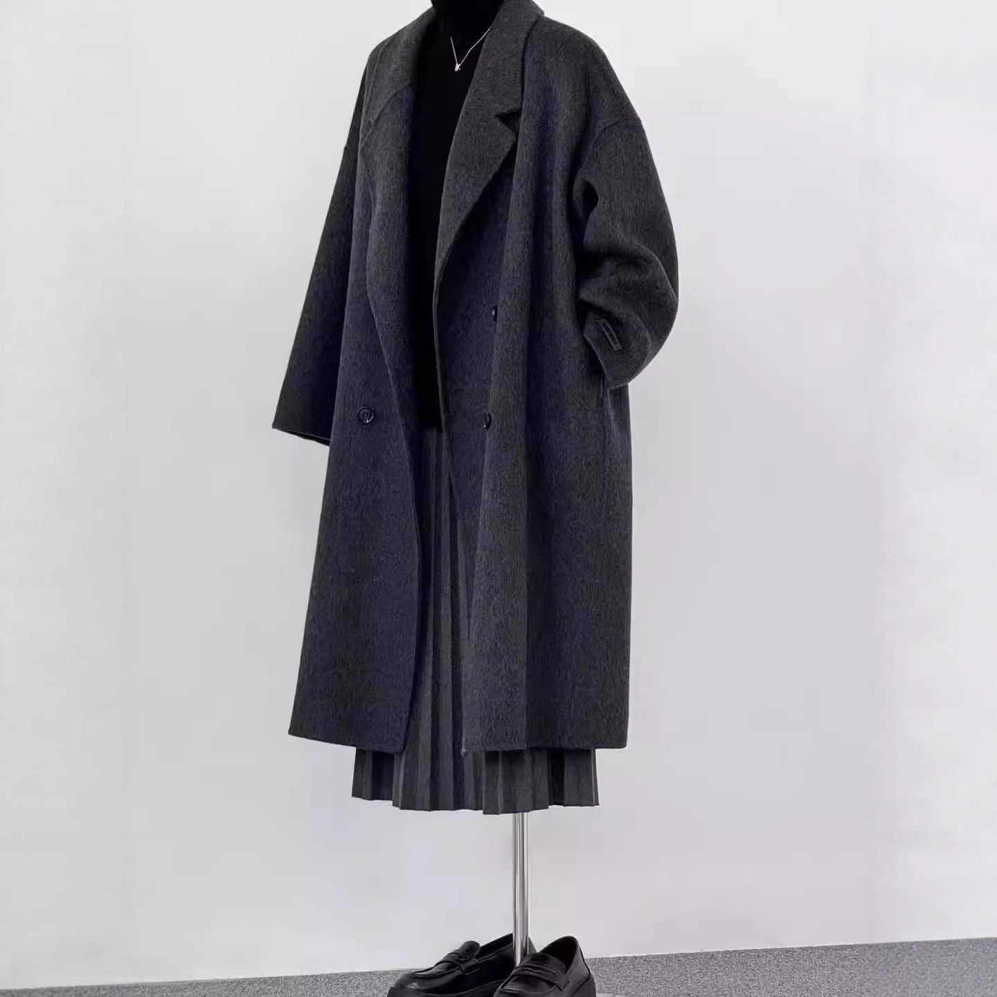 Women Oversized Wool Coat Chichicherry