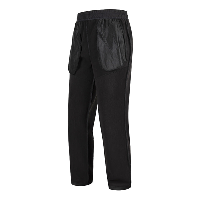 Men's Athletic Casual Jogging Pants with Elastic Waistband, Zipper Pocket & Ergonomic Seams Chichicherry