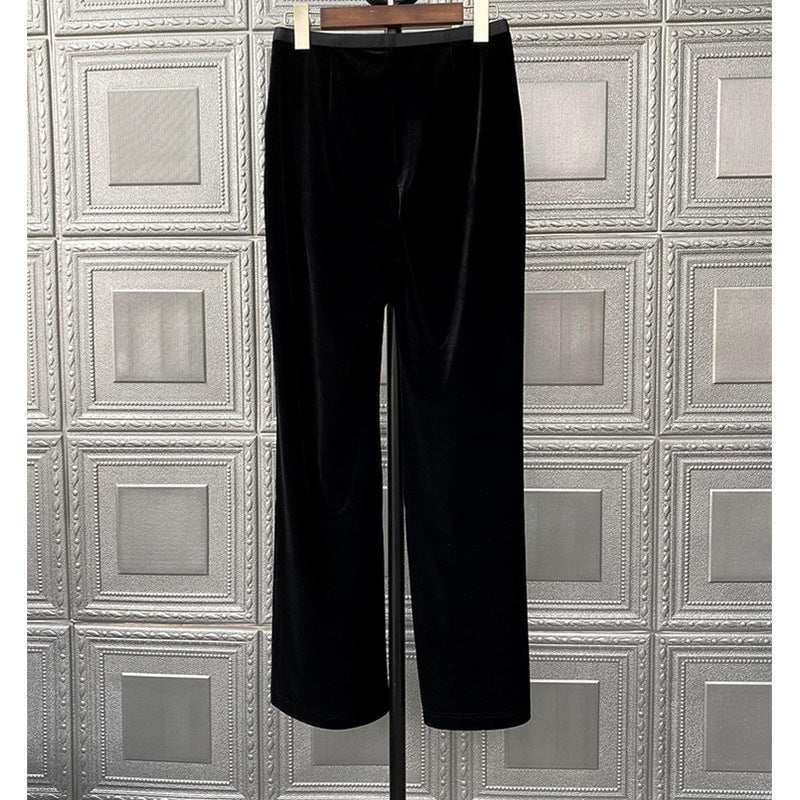 Women Comfortable and Elegant Velvet Pants Chichicherry