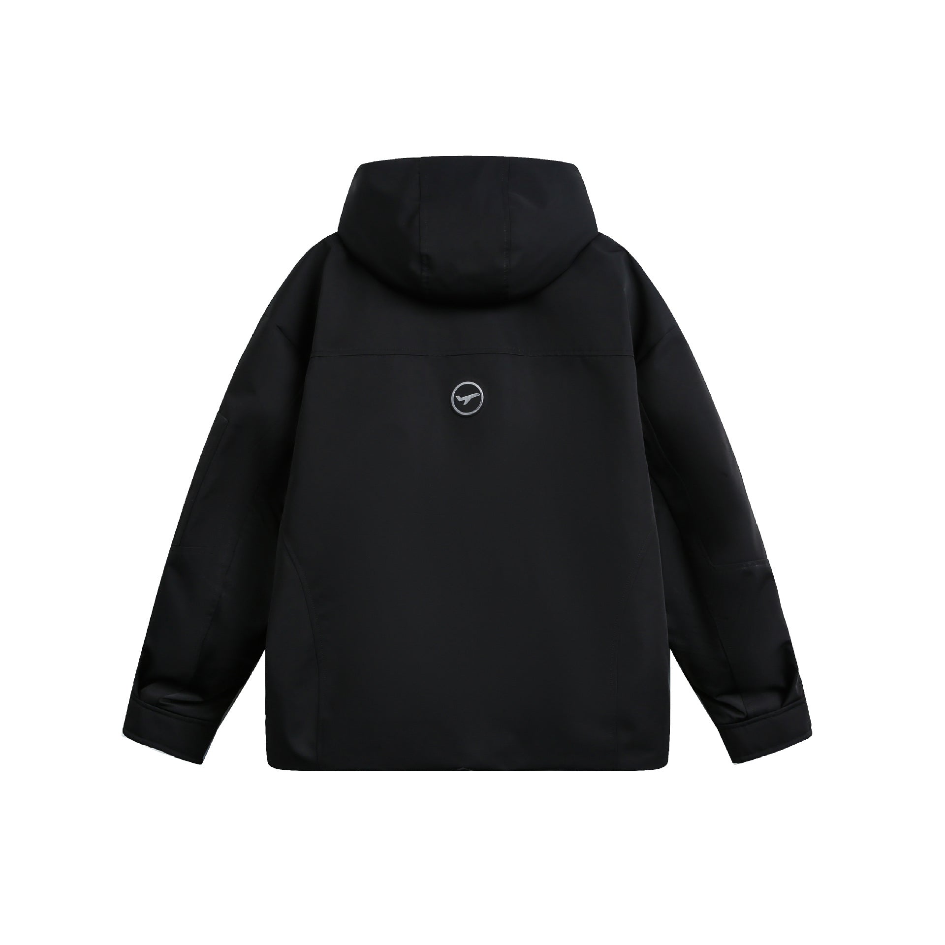 Unisex Technical Padded Winter Parka with High Hood and Multiple Zipper Pockets Chichicherry