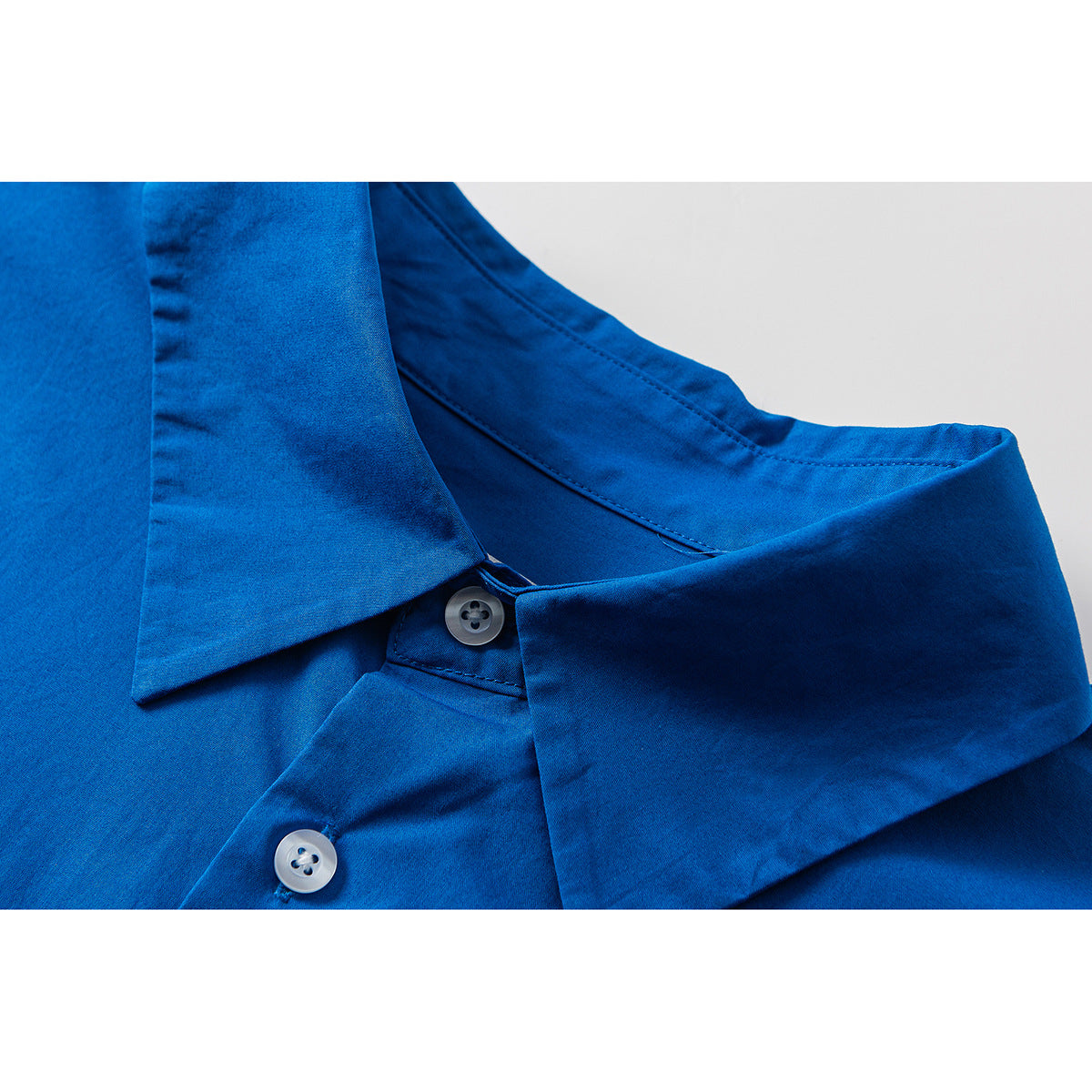 Unisex Oversized Shirt made of lightweight cotton blend with rounded hem Chichicherry