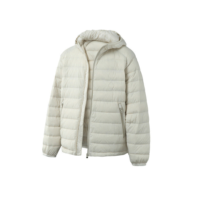 Unisex Ultralight Quilted Hooded Jacket with Thermal Insulation and Zipper Pockets Chichicherry