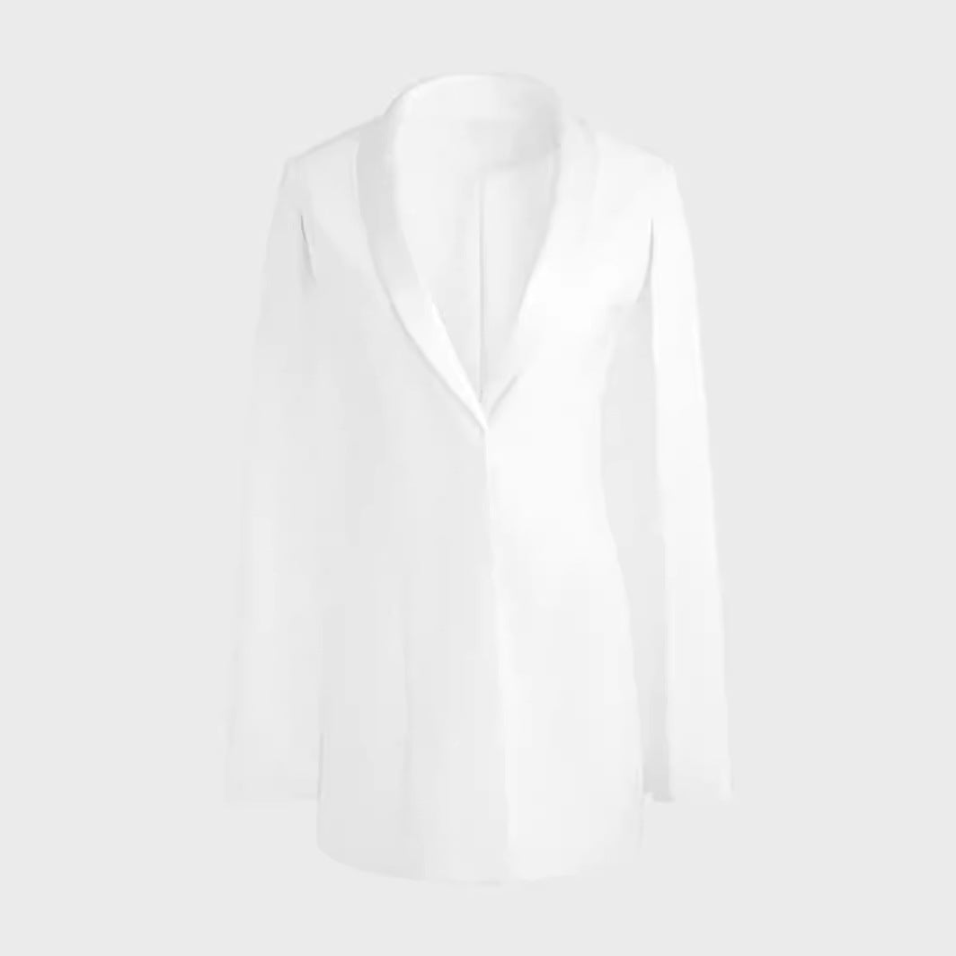 Women's Short Cape Mini Dress with Deep V-Neck and Open Arm Cape Chichicherry
