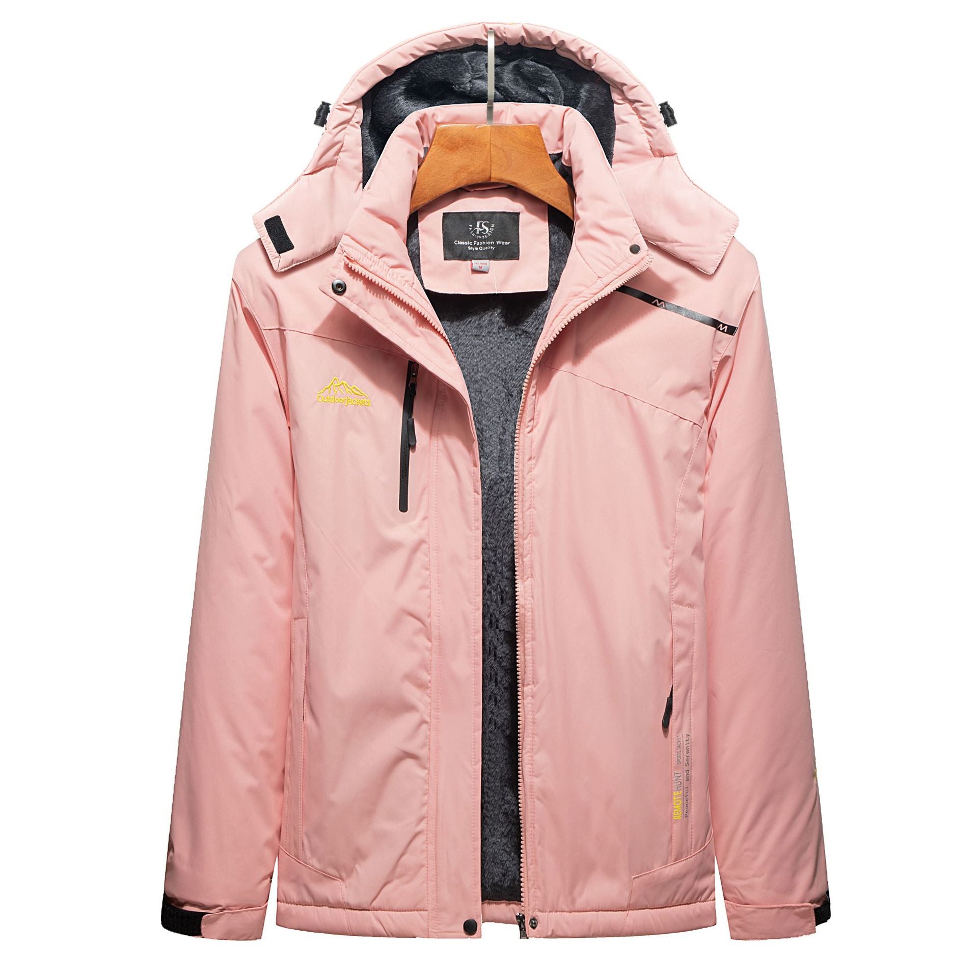 Men's Insulated Winter Parka with Teddy Lining, Hood and Water-Repellent Outer Shell Chichicherry
