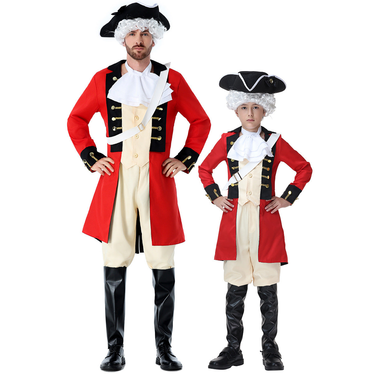 Men's Historical Soldier Costume with detailed Chichicherry coat and accessories Chichicherry