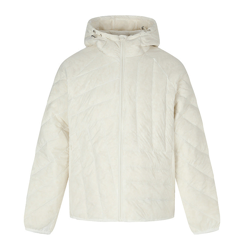 Women’s Padded Oversize Quilted Jacket with Hood and Noise-Reducing Microfiber Outer Material Chichicherry