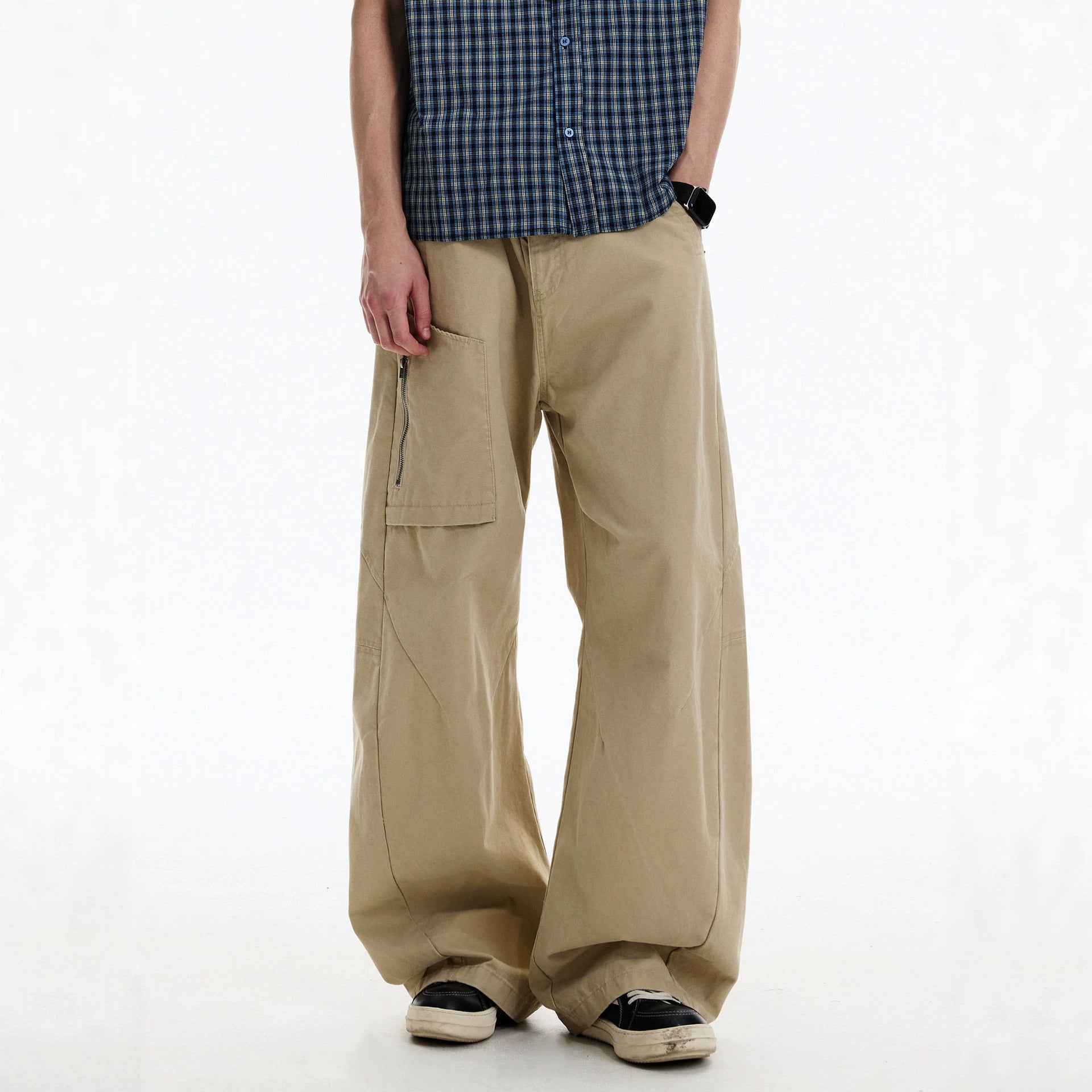 Men's Loose-Fitting Utility Pants Chichicherry