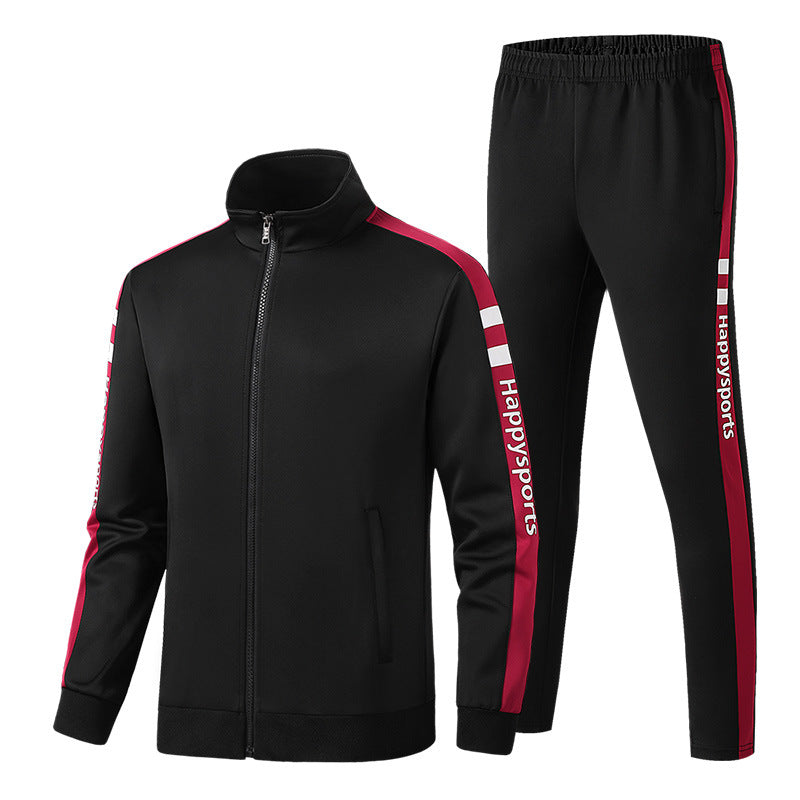 Women's sporty training set with zip jacket and contrast track pants Chichicherry