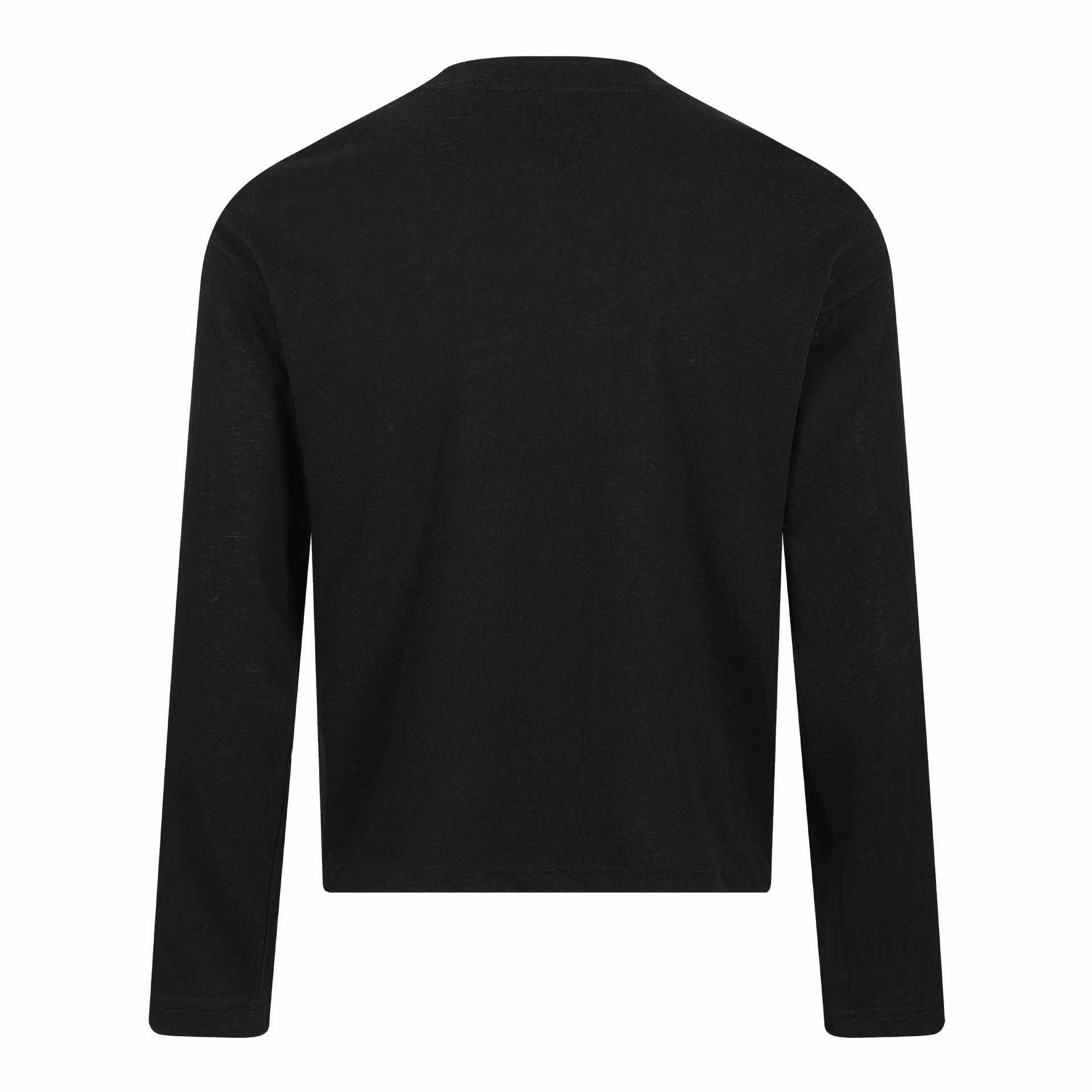 Unisex Long Sleeve Printed Shirt Made of Light Cotton Blend Chichicherry