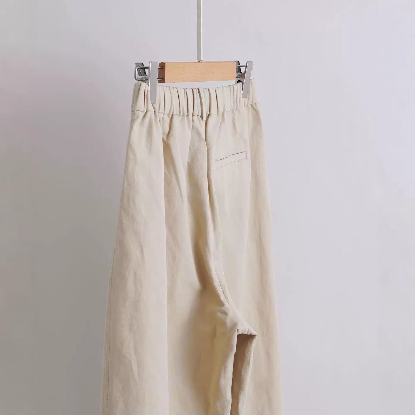 Women's comfortable and casual wide-cut fabric pants Chichicherry