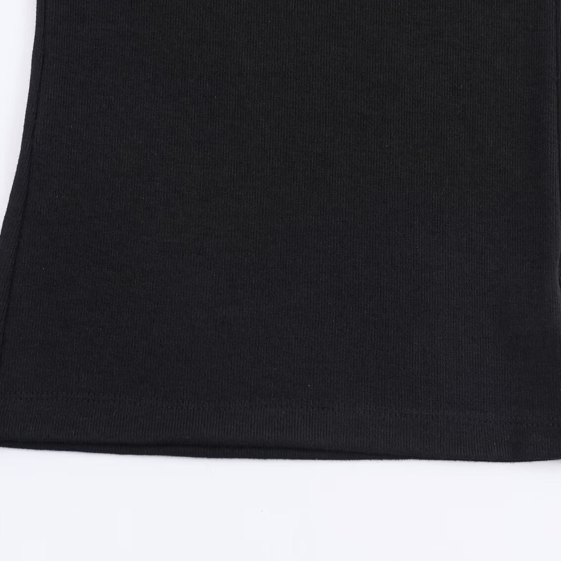 Women's Fitted Fine Knit Tunic with Wide Boat Neck and 3/4 Sleeves Chichicherry