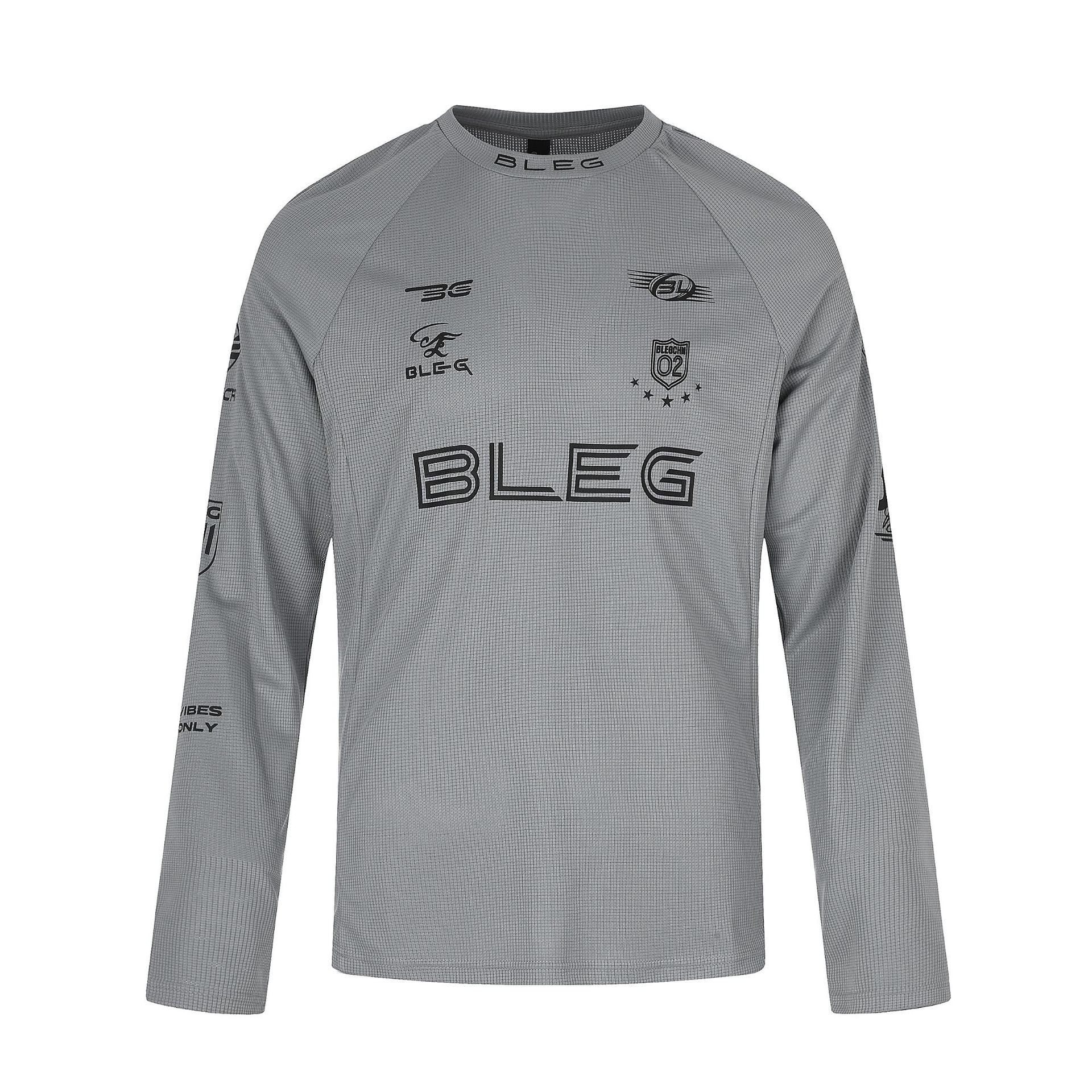 Unisex Lightweight Functional Long Sleeve Shirt with Raglan Sleeves and Breathable Waffle Texture Chichicherry