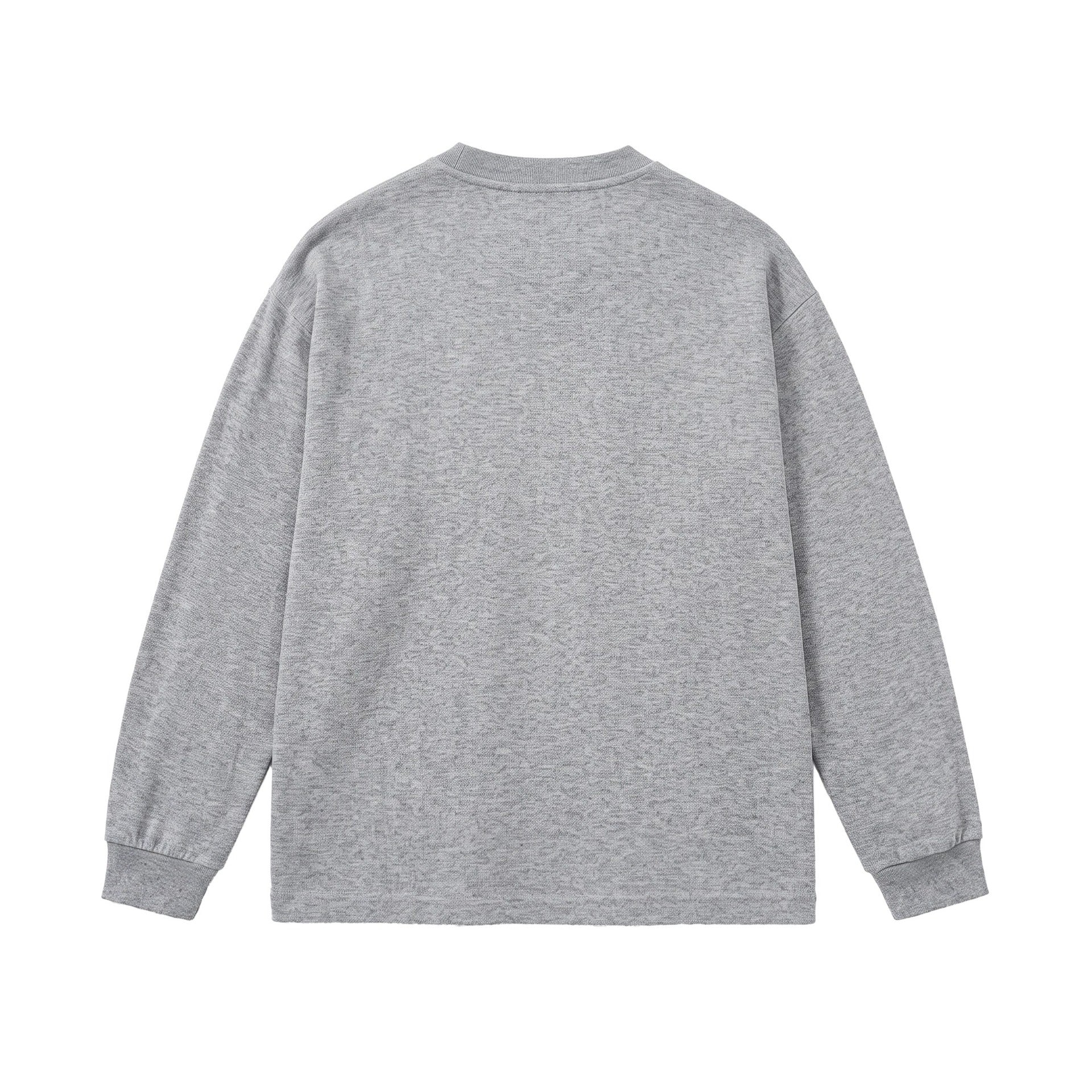 Unisex Ribbed Oversize Sweater with Raglan Sleeves and Metal Logo Chichicherry