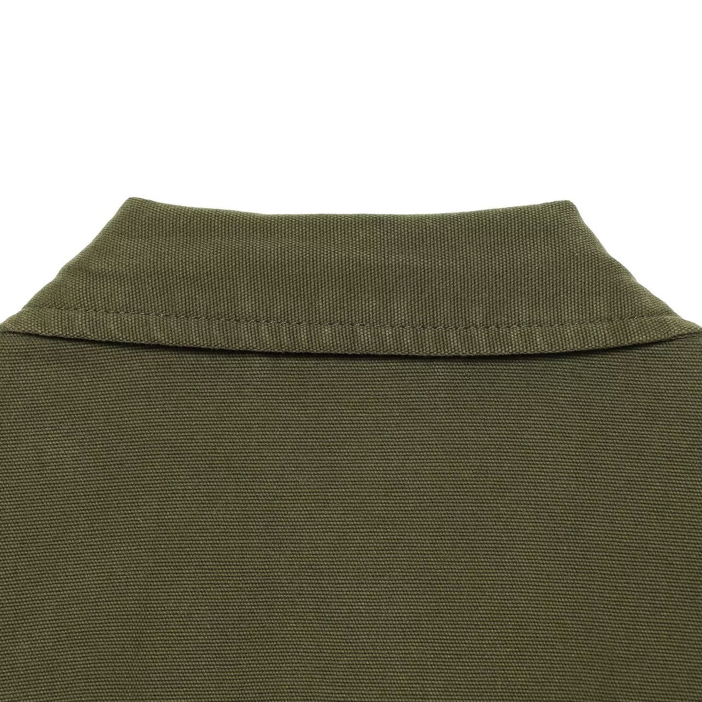 Women's Cropped Field Jacket with full-length zipper, flap pockets, and drawstring waist Chichicherry