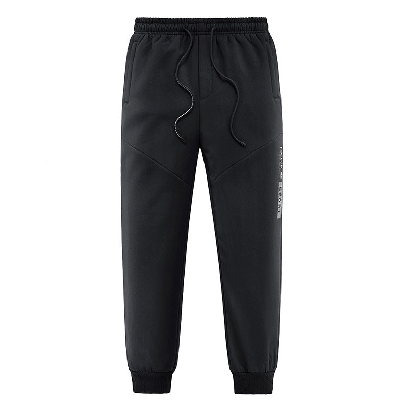 Men's Sportive Jogging Pants in Tapered Fit with Drawstring and Elastic Cuffs Chichicherry