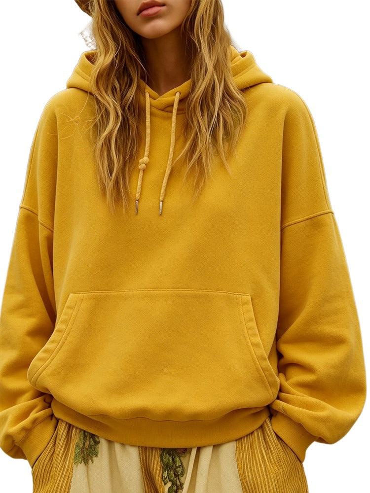 Women's Oversized Hoodie with Kangaroo Pocket and Relaxed Fit Chichicherry
