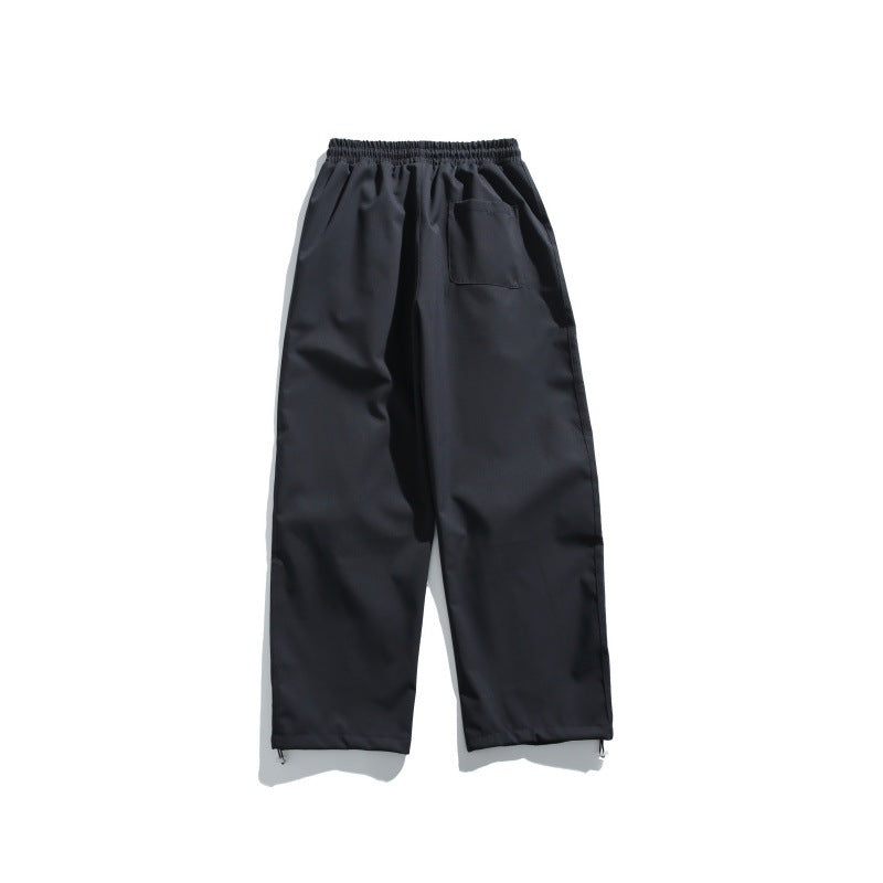 Men's cargo pants with elastic waistband, knee panels, and zip hem Chichicherry
