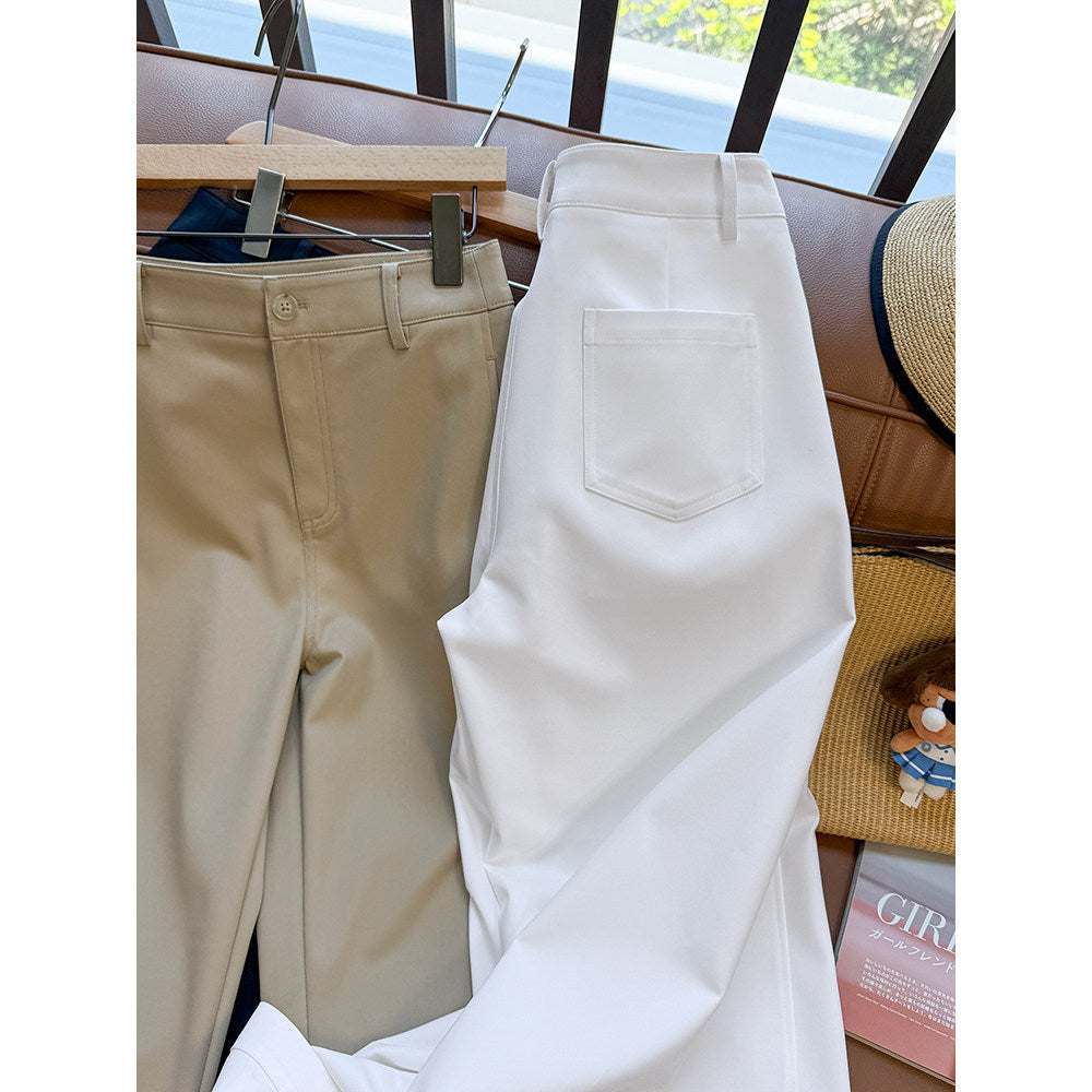 Women's Comfortable and Modern Wide Fabric Trousers Chichicherry