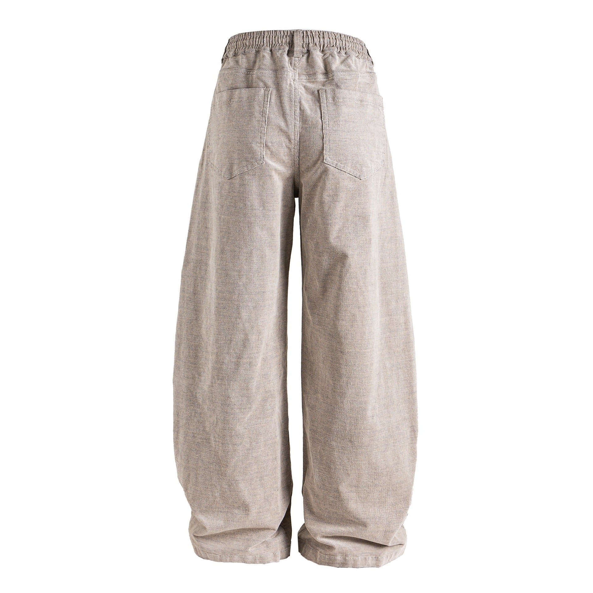 Women's Casual Jogger Jeans with Elastic Waistband and Drawstring Chichicherry