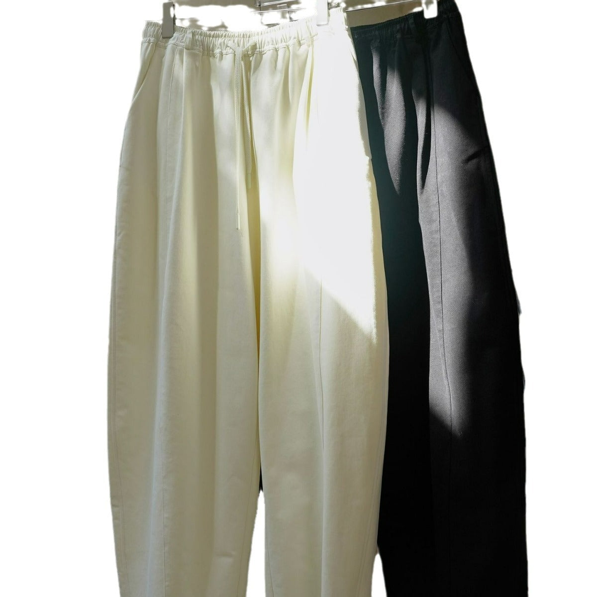 Women Extra Wide High-Waist Culotte Baggy Trousers with Drawstring and Soft Drape Chichicherry
