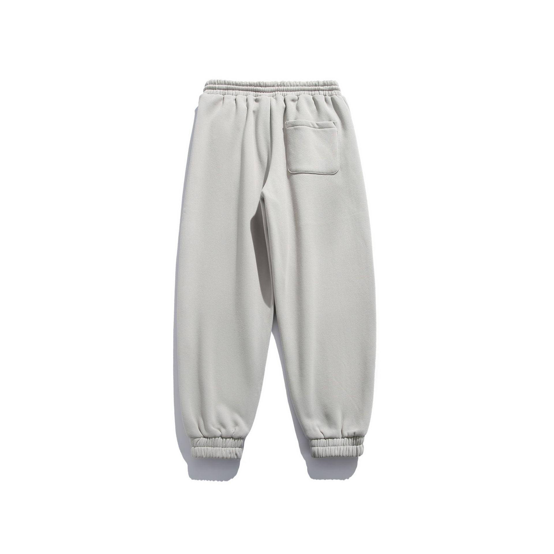 Unisex locker cut fleece jogging pants with drawstring, elastic hem and side pockets Chichicherry