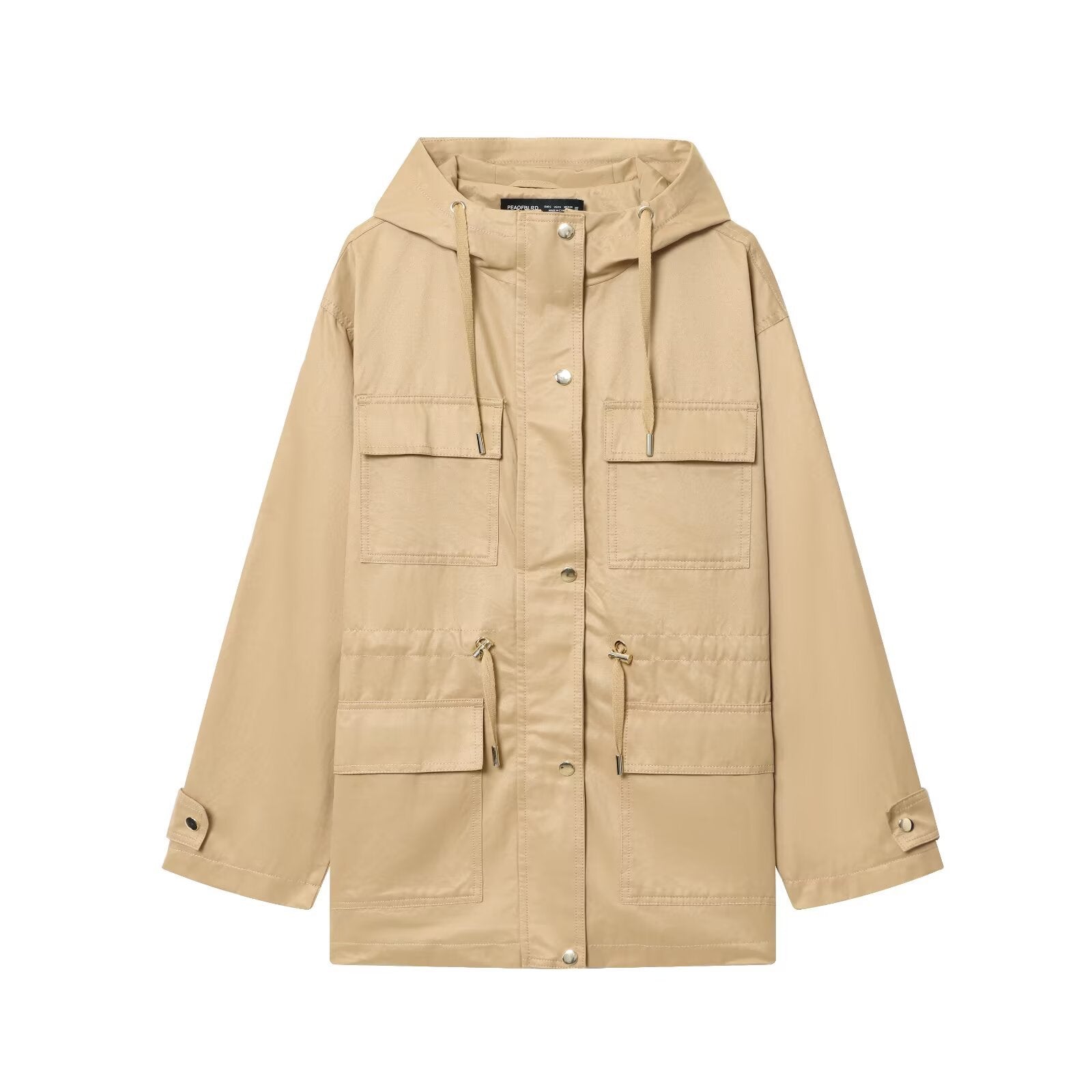 Women's utility-style parka with hood and multiple pockets Chichicherry