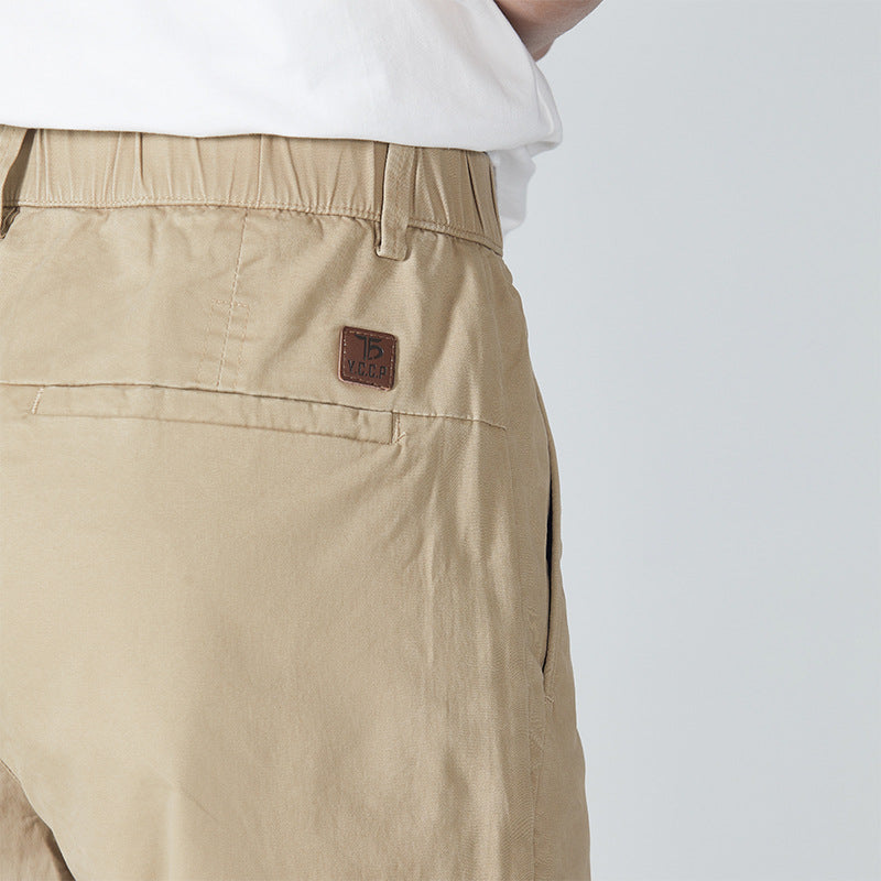 Men's Classic Cotton Chino Pants with Straight Leg and Clean Minimal Design Chichicherry