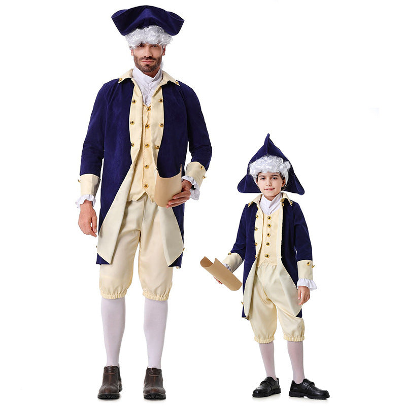Boys historical costume with tailcoat and tricorn Chichicherry