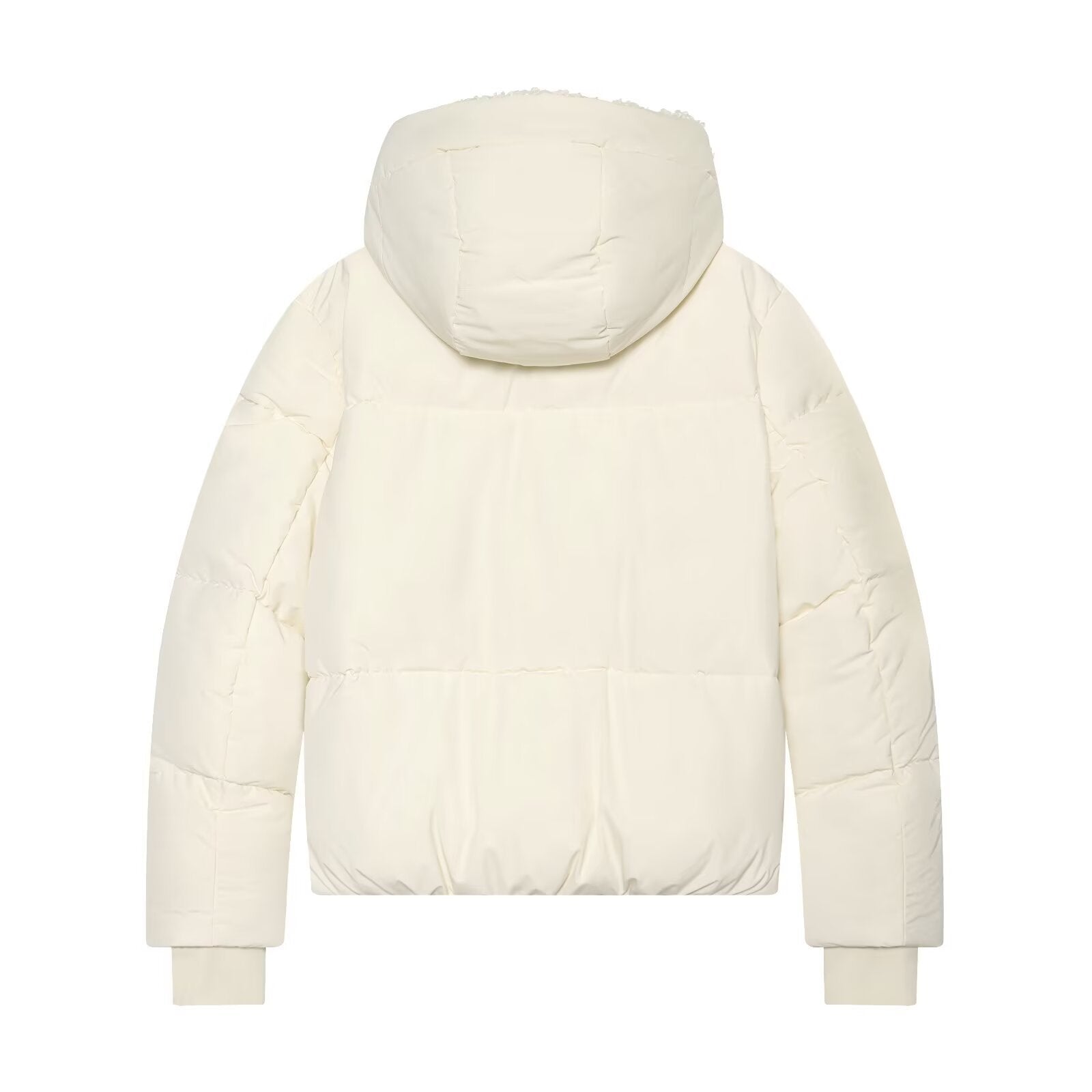 Women's Short Padded Jacket with Teddy Collar Chichicherry