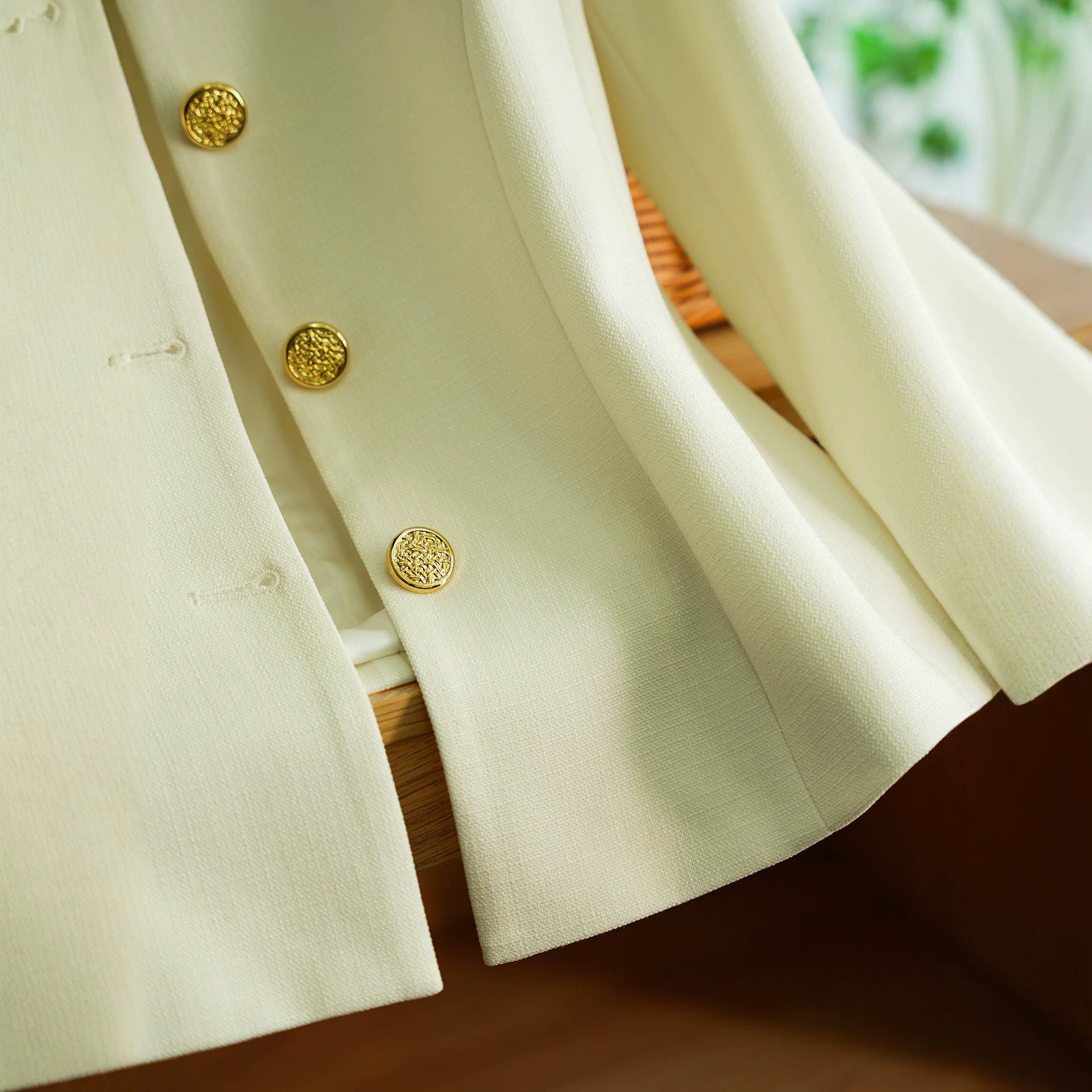 Women's elegantly tailored blazer with decorative buttons Chichicherry