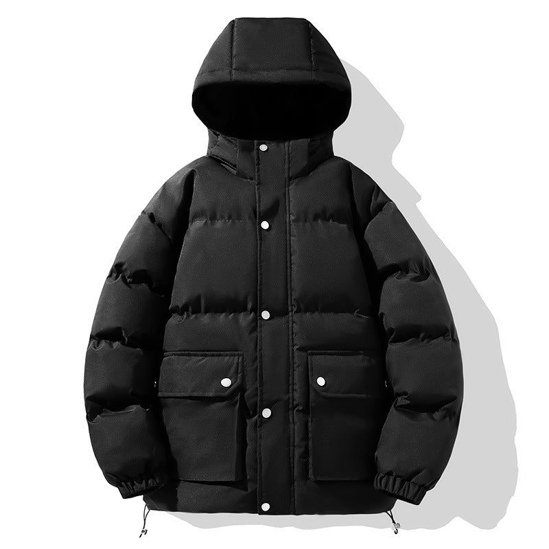 Men's padded parka with thermal insulation water-repellent surface & multifunctional pockets Chichicherry