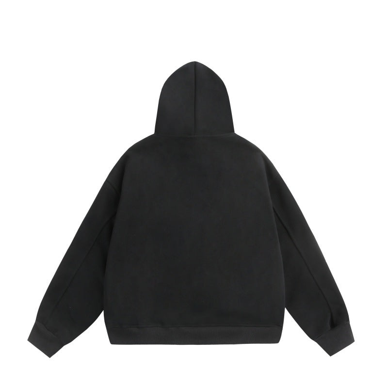 Unisex Oversize Hoodie with large slogan print and kangaroo pocket Chichicherry